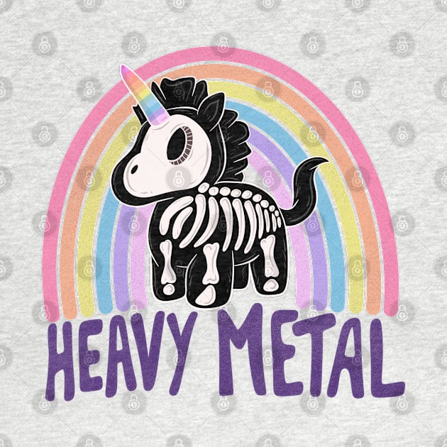 Heavy metal unicorn by Jess Adams